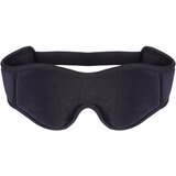 INF 3D Contoured Sleep Eye Mask (črna z nosnim krilom Velcro Super Soft), (21297836) | Shoptok.si