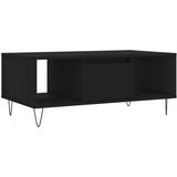  Stolić za kavu crni 90 x 50 x 36,5 cm od konstruiranog drva | shoptok.hr
