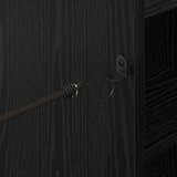 Golf ormar s kotačem Jednobojno Crni hrast 120 x 45 x 98 cm | shoptok.hr