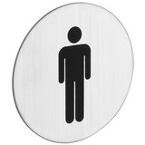  Okrugli znak Muški WC 75 mm | shoptok.hr