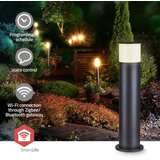 Nedis ZBLOP10RGBW - LED RGBW prigu&amp;scaron;iva spoljna lampa LED/10W/230V IP65 Wi-Fi Tuya crna Slike