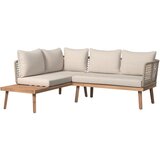 Ambia Garden LOUNGE GARNITURA akacija masivno jeklo | Shoptok.si