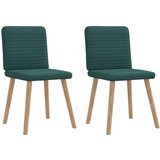 Maison Chic Jedilni stoli - Vzorci stoli 2 kosa temno zeleno blago A559, (22032109) | Shoptok.si