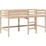 vidaXL Krevet na kat s ljestvama i krovom 90x200 cm od borovine | shoptok.hr