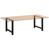 vidaXL Noge za blagovaonski stol Crne 2 kom 90 x (72-73) cm Čelik Cijene
