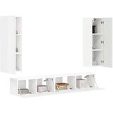  Komplet TV omaric 3 pcs Bela Konstruiran les - - Bela - 57.32 - 30 x 31 x 100 cm - 2025-vidaXL-Uvoz_2 | Shoptok.si