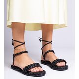 D/CEO marka niezdefiniowana Black woven women's sandals Tarina | Shoptok.si