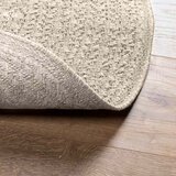  Tepih ZIZUR krem Ø 120 cm s izgledom jute unutarnji i vanjski | Eponuda.com