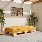  Jastučić za paletni kauč Žuta 120 x 80 x 12 cm Tkanina | Eponuda.ba