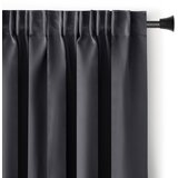 Restilo zasłona BLACKOUT kolor stalowy szarfa upinająca styl klasyczny taśma materiał blackout 140x300 | shoptok.hr