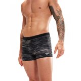 Speedo Muški kupaći kostim MENS VALMILTON AQUASHORT crno-sivi