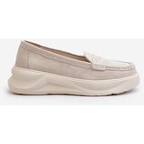 EVENTO Light Beige Women's Suede Moccasins Filidia | shoptok.hr