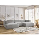 Bobochic Paris Svijetlo siva kutna garnitura od bouclé tkanine (u obliku slova "U") Zephyr – | shoptok.hr