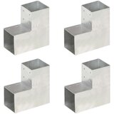 vidaXL spojnici za stupove u l-obliku 4 kom pocinčani metal 101x101 mm cijene