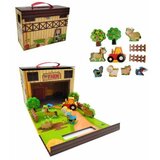  Drveni farma set sa zivotinjama ( 11/71662 ) | ePonuda.com