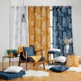 Douceur d intérieur Žuta prozirna zavjesa 140x280 cm Esquisse – | shoptok.hr