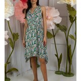 Gemre Green floral dress Savoia | Shoptok.si