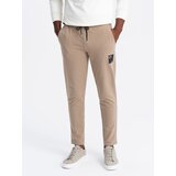 Ombre Men's sweatpants with logo - brown | Shoptok.si