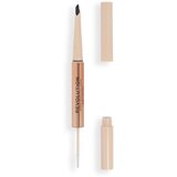 Revolution izdelek za definicijo obrvi - Fluffy Brow Filter Duo - Dark Brown Cene