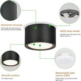 KYOTECH 4 × nadometni led stropni reflektorji - 4000 k | Shoptok.si