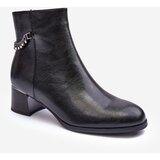 Kesi Leather low-heeled shoes black Rennie | shoptok.hr