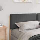  Tapecirani uzglavlje s uzglavljem Prirodna i tamno siva 200 cm | shoptok.hr