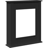  Okvir za kamin crni 75 x 20 x 87,5 cm od konstruiranog drva | shoptok.hr