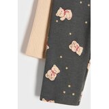 Sinsay Podstavljene pamučne tajice s preklopnim pojasom 2 pack | shoptok.hr