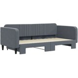  Dnevni krevet na razvlačenje bez madraca tamnosivi 100 x 200 cm | shoptok.hr