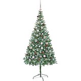  Umjetno božićno drvce s stalakom Zelena 210 cm PVC i čelik | Eponuda.ba