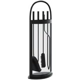  5-dijelni set alata za kamin 23 x 15 x 66 cm čelični | shoptok.hr