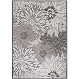 Lesnina XXXL TEKAČ Floral 80/200 cm tkano siva, svetlo siva Cene