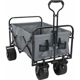  Preklopna kolica Siva 89 x 63 x 96 cm Čelik i Oxford poliester | shoptok.hr
