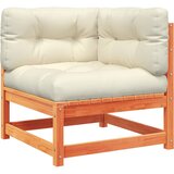  6-dijelni set vrtnih sofa s jastucima voštano smeđi od borovine | shoptok.hr