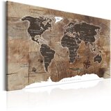  Slika - World Map: Wooden Mosaic 90x60 Cijene