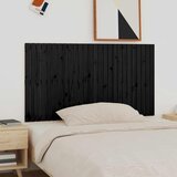  Zidno uzglavlje crni 166x3x90 cm od masivne borovine | shoptok.hr