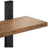  Zidna polica Staro drvo 61 x 13 5 x 105 5 cm Prerađeno drvo - Staro drvo 61 x 13 5 x 105 5 cm | shoptok.hr