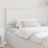 vidaXL Vzglavje z vzglavjem Bela 100 cm Konstruiran les | Shoptok.si