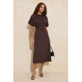 TRENDYOLMILLA Ženska haljina Twoss26El00107, Smeđa (Braon) | Eponuda.com