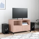  TV ormarić ružičasti 68 x 39 x 43,5 cm čelik | Shoptok.si