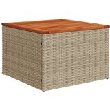  10-dijelni set vrtnih sofa s jastucima bež od poliratana | shoptok.hr