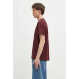 Fred Perry Pamučna majica za muškarce, boja: bordo, s aplikacijom, M4580.K22 | shoptok.hr