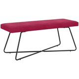 Klupa Vinska crvena 110 x 40 x 45 cm Baršun | shoptok.hr