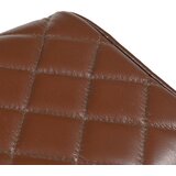  Klupa 110 x 30 x 45 cm Prava koža Smeđa dijamantna | shoptok.hr
