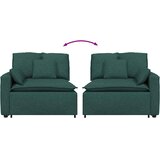  Modularni kauč s naslonom za ruke i jastucima tamnozelene boje 100 cm | Eponuda.com