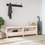  Klupa za predsoblje 160 x 28 x 45 cm od masivne borovine | shoptok.hr