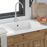  Kuhinjski umivaonik Bijelo 54 x 44 x 20 cm Granit | Eponuda.ba