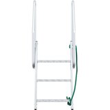 vidaXL ljestve za dok ostalo srebrno 58 x 77 x 144 cm aluminij | shoptok.hr