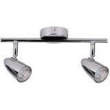Candellux Lighting Liberty Plafonska Lampa Hrom 2x4W LED