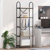 vidaXL Polica sonoma hrast 60 x 30 x 183 cm Konstruirano drvo u